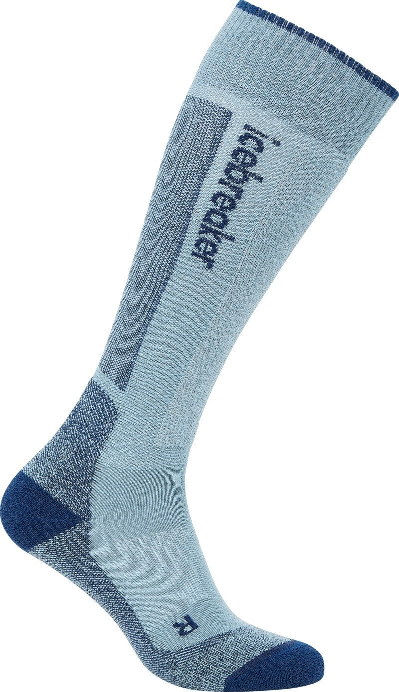 Merino Blend Ski+ Over the Calf Socks - Light - Womens - hydro / atlantis / ether 1
