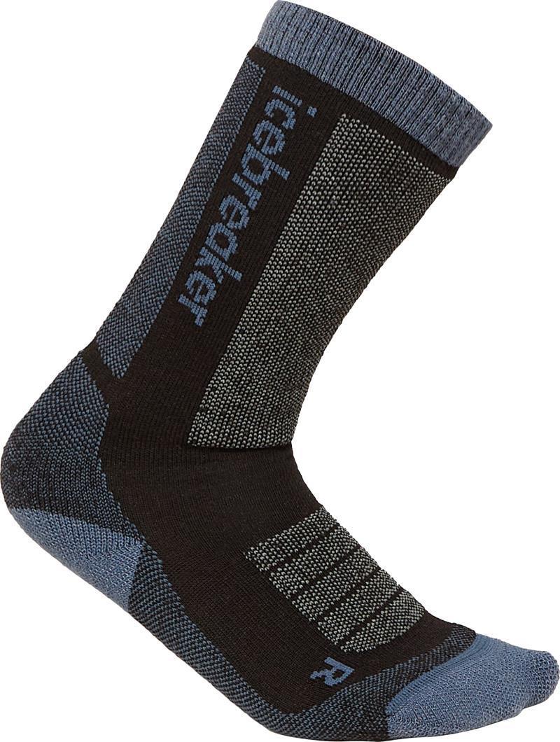 Merino Blend Ski+ Over the Calf Socks - Medium - Kids - Black / Dawn / Graphite 1