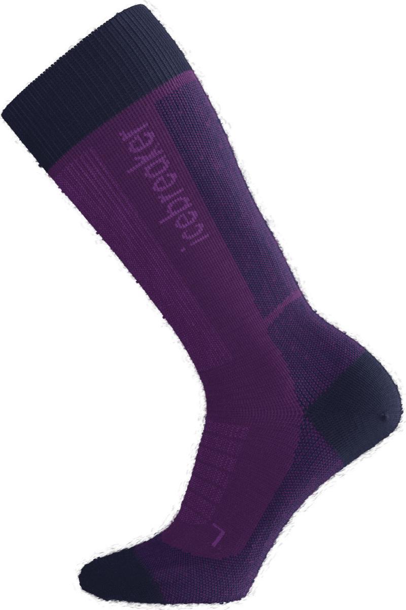 Merino Blend Ski+ Over the Calf Socks - Medium - Kids - passion / royal navy / passion lt 1