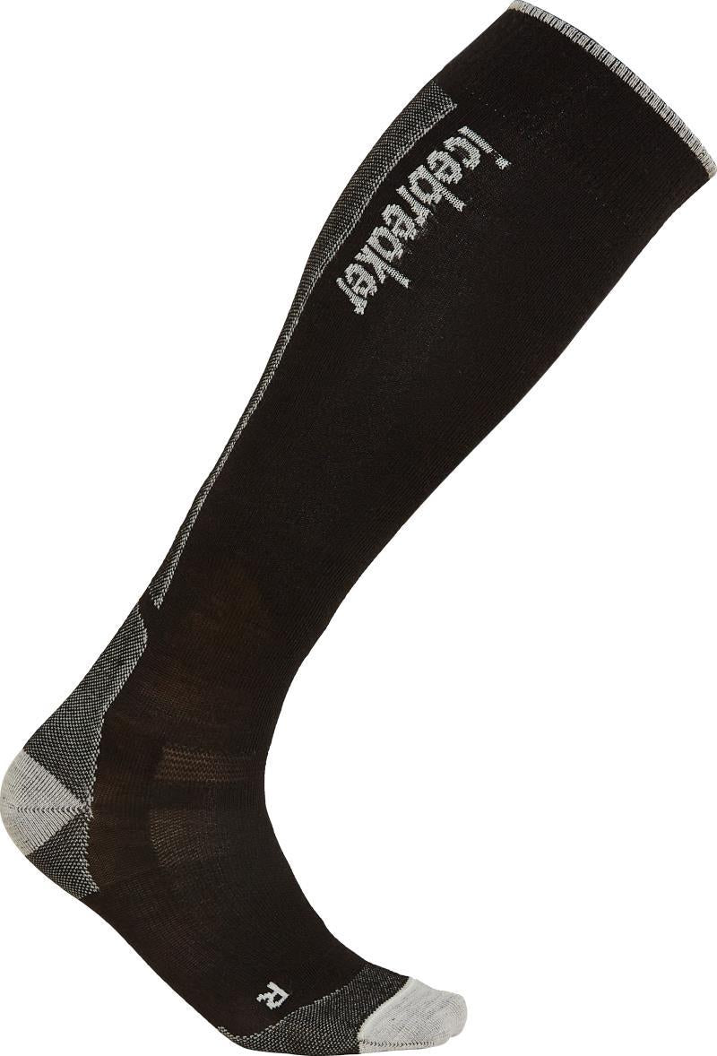 Merino Blend Ski+ Over the Calf Socks - Ultralight - Mens - Black / Ether 1
