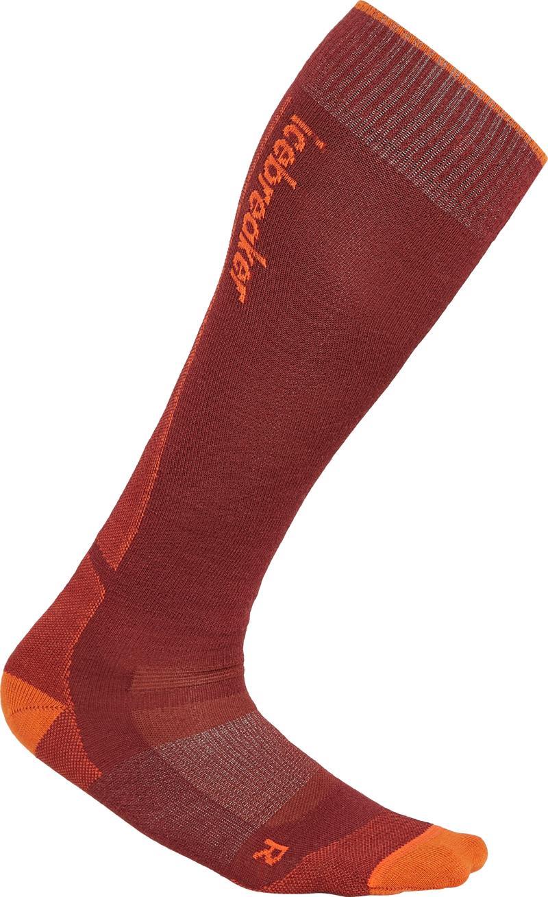 Merino Blend Ski+ Over the Calf Socks - Ultralight - Mens - Port / Blaze 1