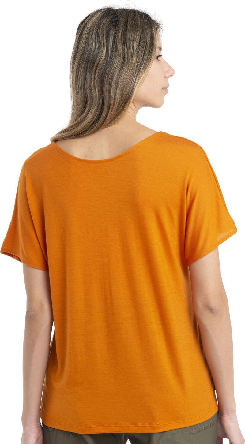 Merino Blend  Drayden Reversible SS Top - Womens - earth 1