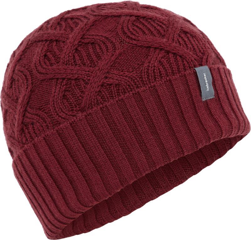 Merino Cable Knit Beanie - Port 1