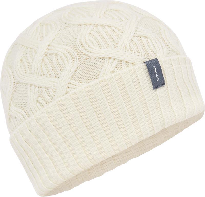 Merino Cable Knit Beanie - Undyed 1