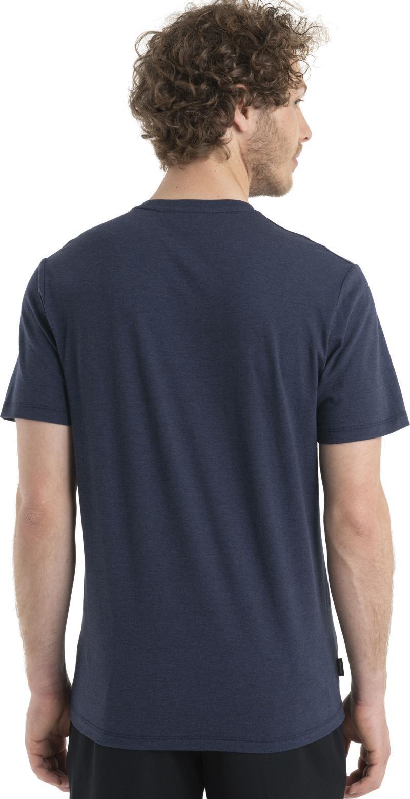Merino Central Classic SS Tee - Ski Rider - Mens - Midnight Navy #401 4