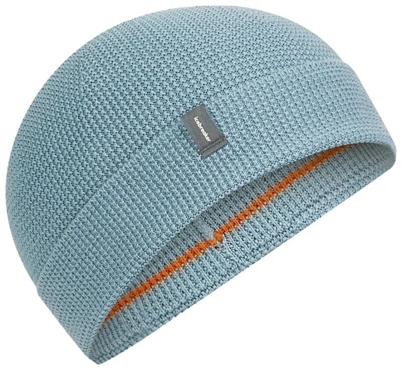 Merino Feadan Cuff Beanie - flint blue 1