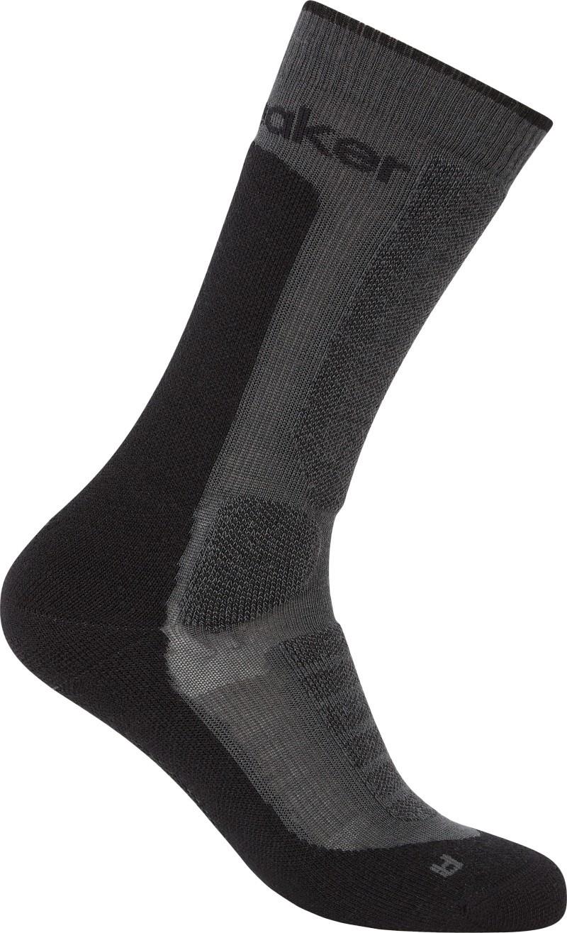 Merino Hike+ Crew Socks - Heavy - Womens - obsidian / black 1