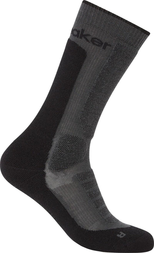Merino Hike+ Crew Socks - Heavy - Womens - obsidian / black 1