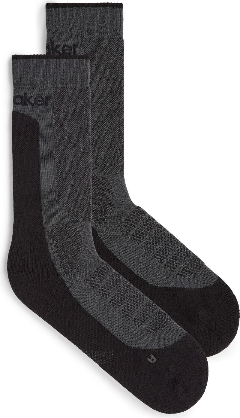 Merino Hike+ Crew Socks - Heavy - Womens - obsidian / black 1