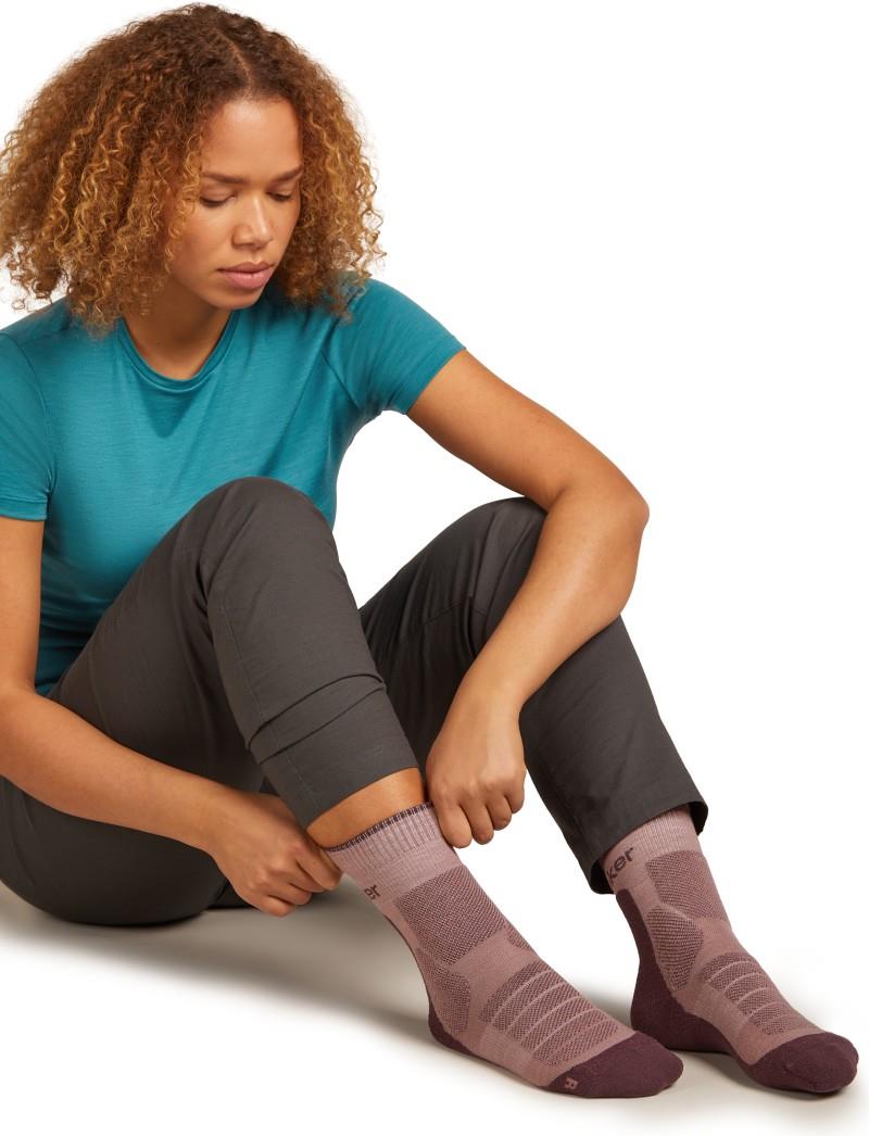 Merino Hike+ Crew Socks - Heavy - Womens - summit / java 1
