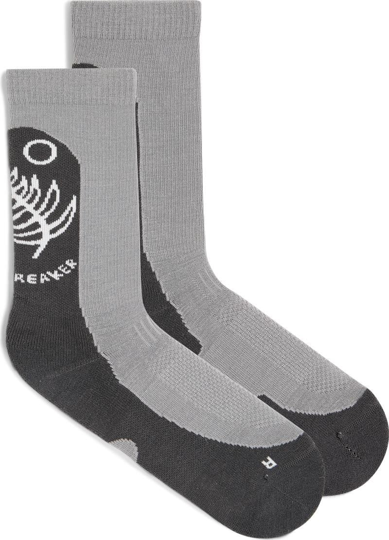 Merino Hike+ Crew Socks - Light - Fresh Fern - Womens - alloy / obsidian / snow 1