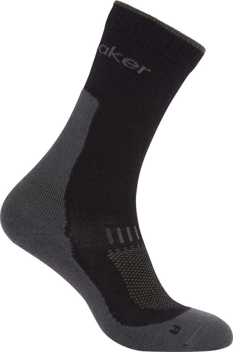 Merino Hike+ Crew Socks - Light - Mens - black / obsidian 1