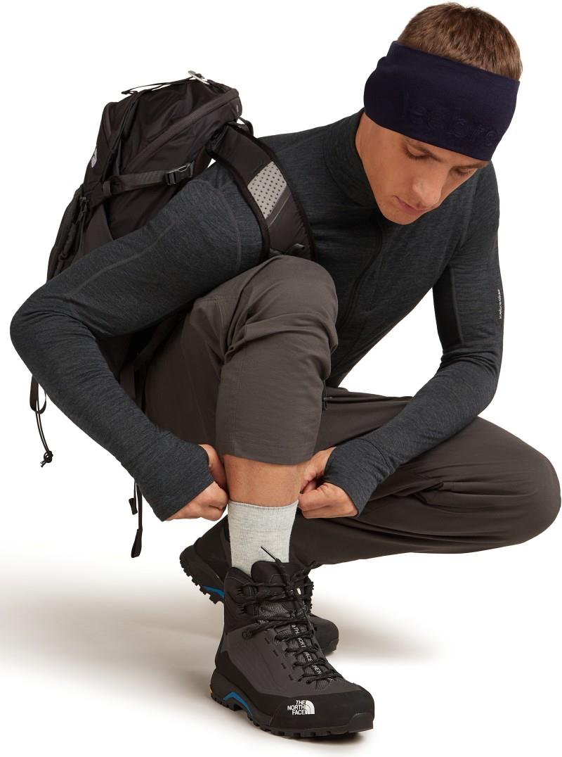 Merino Hike+ Crew Socks - Light - Mens - blizzard heather / alloy 1