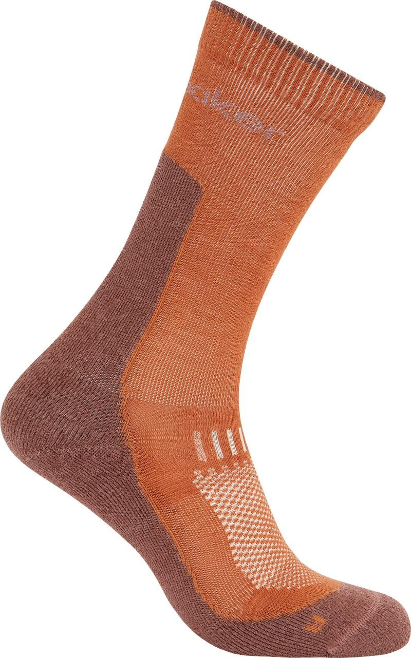 Merino Hike+ Crew Socks - Light - Mens - dusty clay / carob 1
