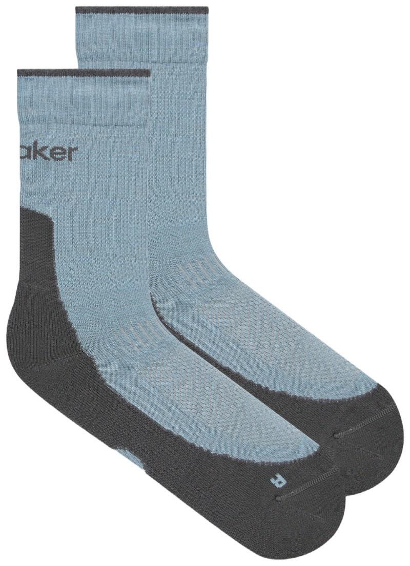 Merino Hike+ Crew Socks - Light - Mens - flint blue / obsidian 1