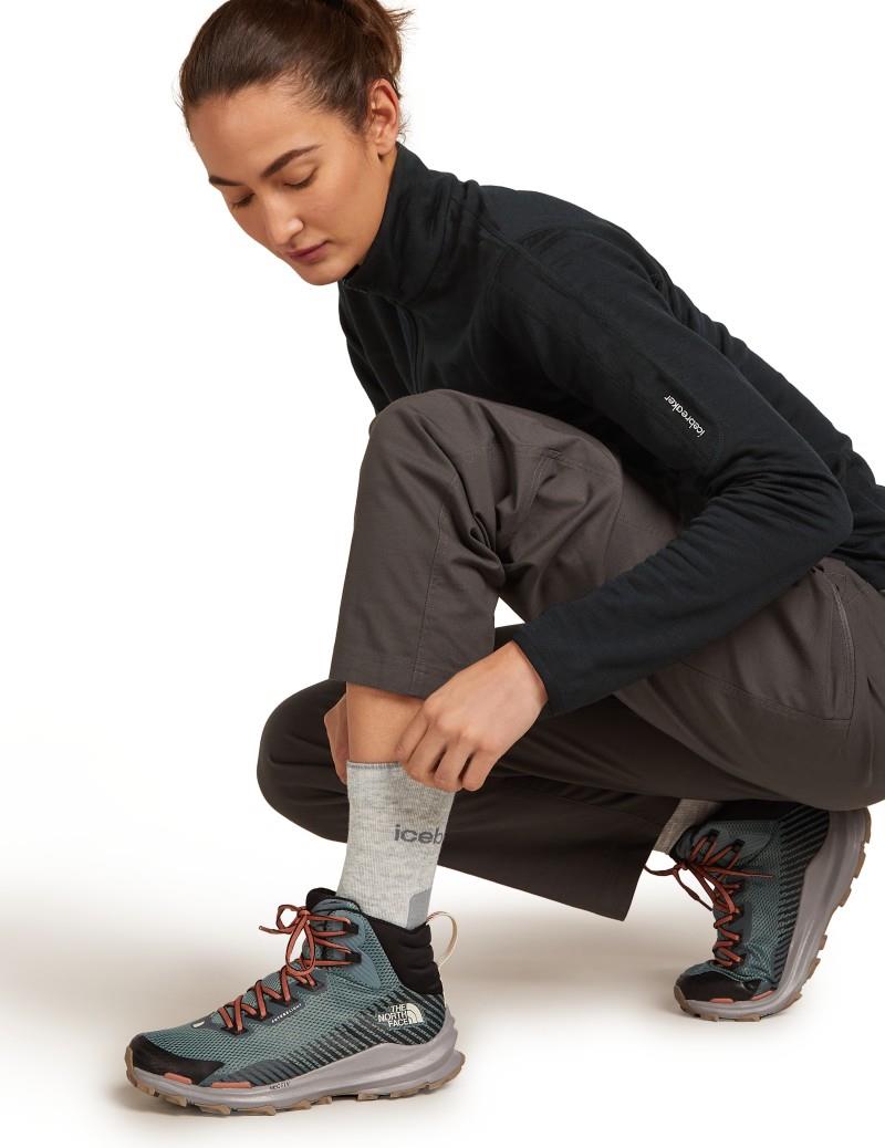 Merino Hike+ Crew Socks - Light - Womens - blizzard heather / alloy 1