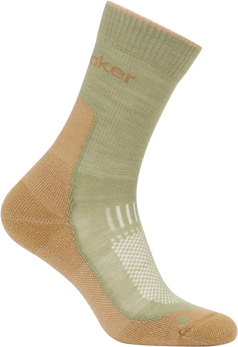 Merino Hike+ Crew Socks - Light - Womens - lichen / sand 1