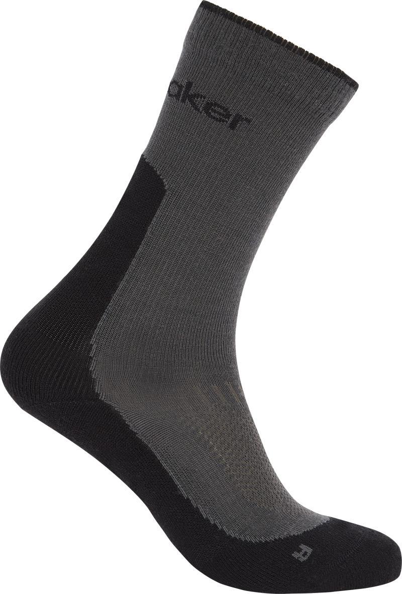 Merino Hike+ Crew Socks - Light - Womens - obsidian / black 1