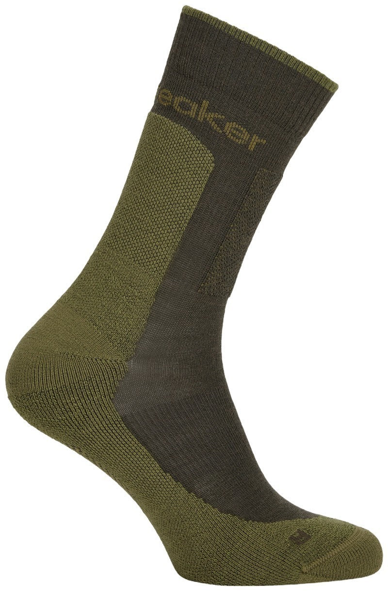 Merino Hike+ Crew Socks - Medium - Mens - dk loden / sphagnum 1