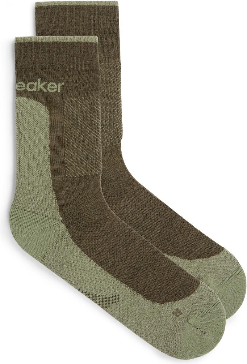 Merino Hike+ Crew Socks - Medium - Mens - loden / lichen 1