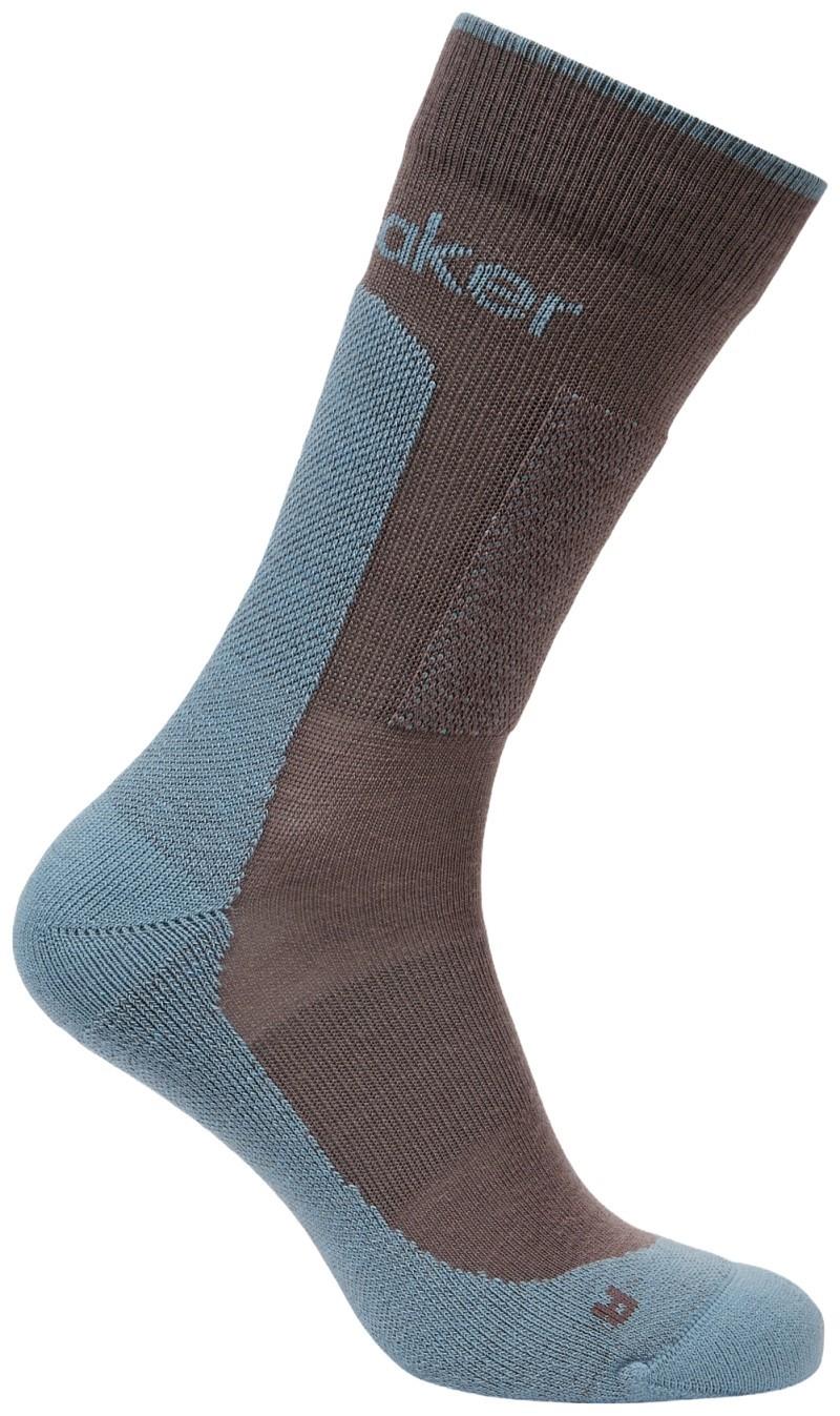 Merino Hike+ Crew Socks - Medium - Mens - porcini / flint blue 1