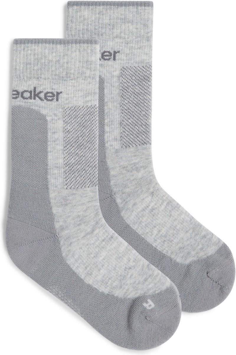 Merino Hike+ Crew Socks - Medium - Womens - blizzard heather / alloy 1