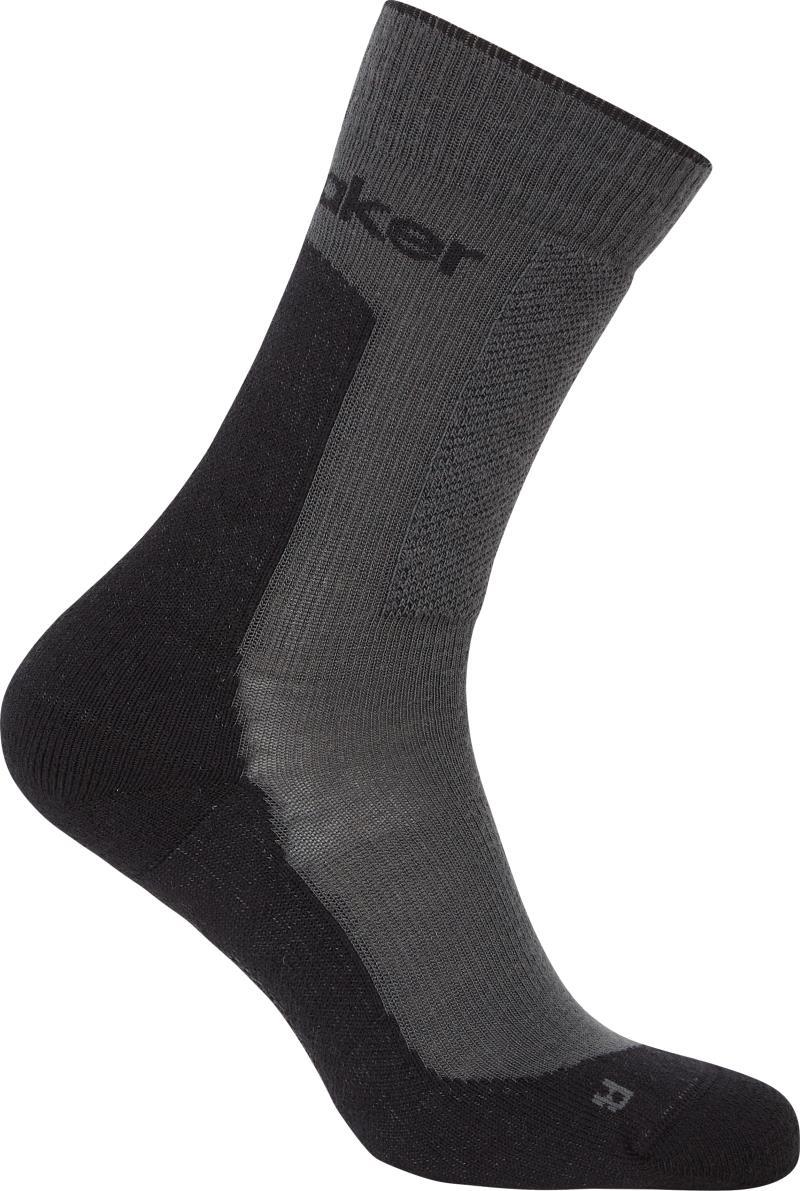 Merino Hike+ Crew Socks - Medium - Womens - obsidian / black 1
