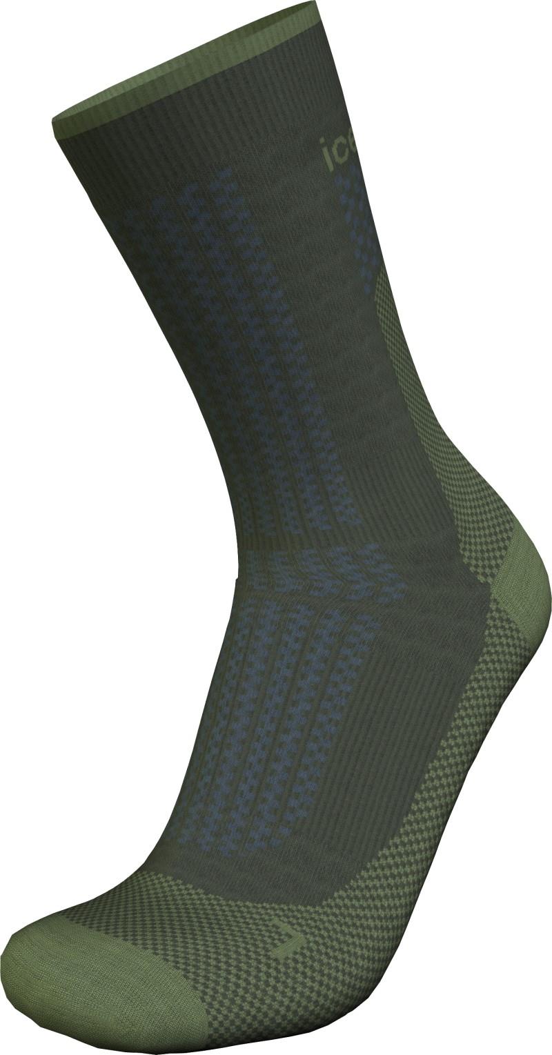 Merino Hike+ Crew Socks - Ultralight - Mens - dark loden / sphagnum 1