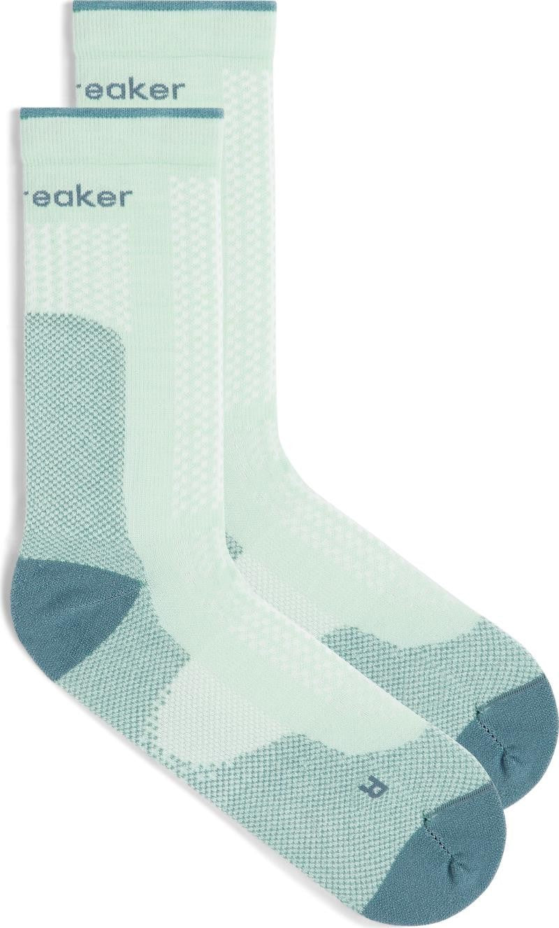 Merino Hike+ Crew Socks - Ultralight - Mens - mint / blue ash 1
