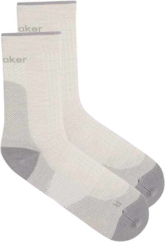 Merino Hike+ Crew Socks - Ultralight - Womens - ecru heather / alloy 1