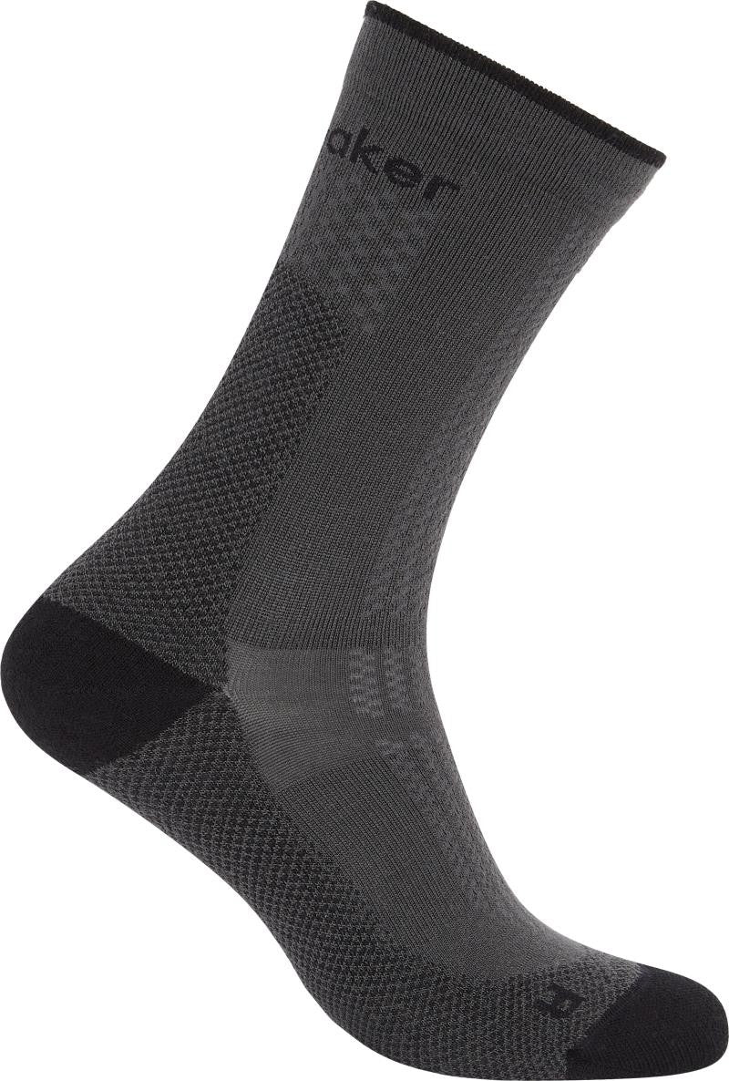 Merino Hike+ Crew Socks - Ultralight - Womens - obsidian / black 1