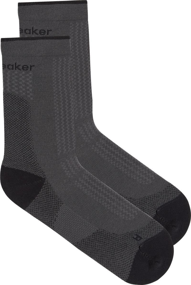 Merino Hike+ Crew Socks - Ultralight - Womens - obsidian / black 1