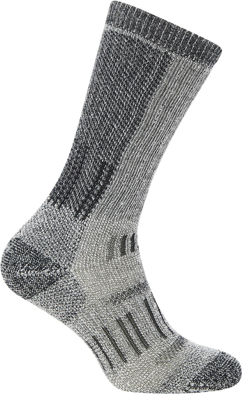Merino Hike+ Mid Calf Socks - Mountaineer - Mens - jet heather / black 1