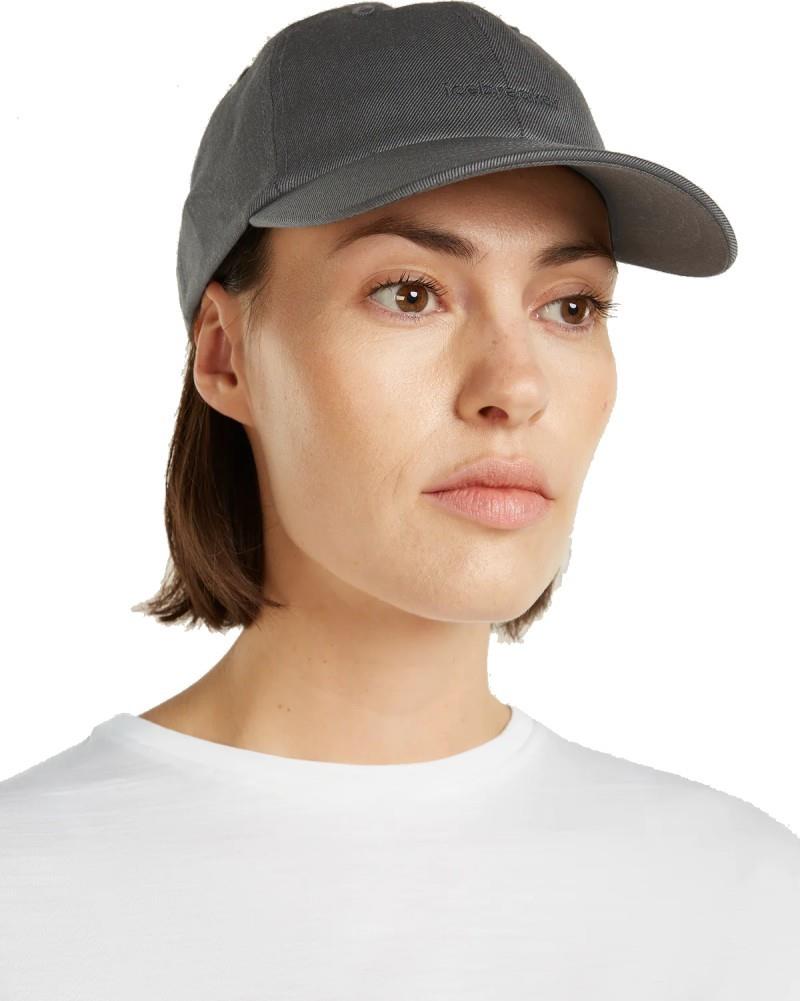 Merino Icebreaker 6 Panel Cap - obsidian / black 1