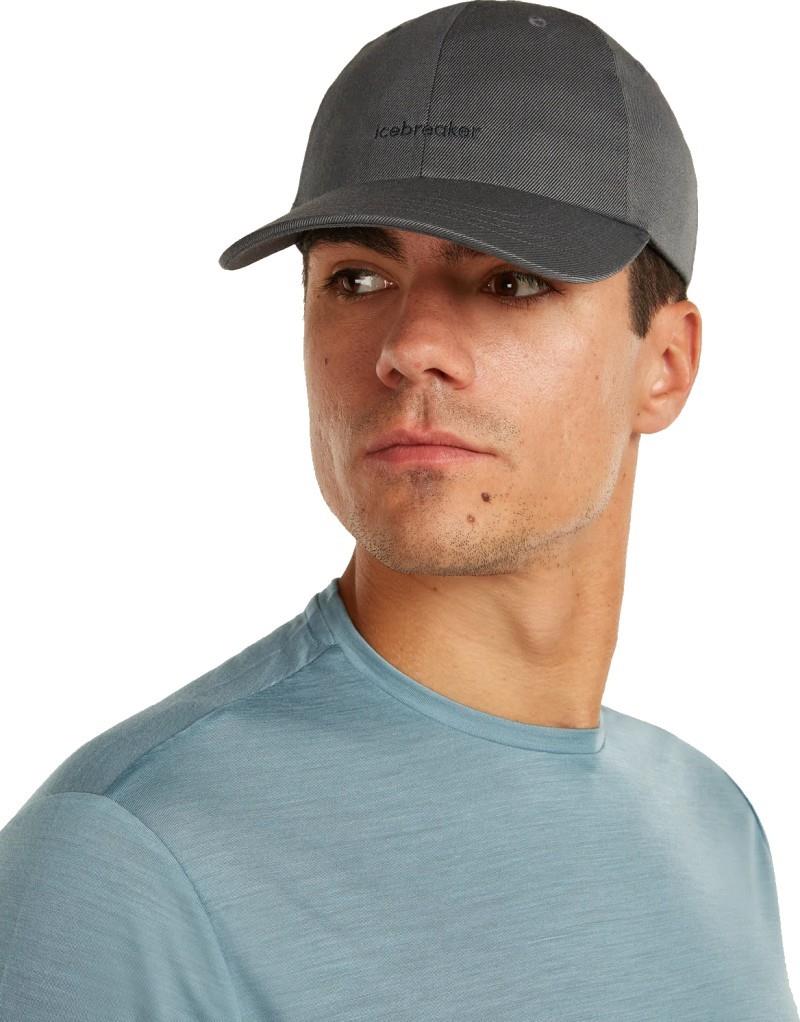 Merino Icebreaker 6 Panel Cap - obsidian / black 1