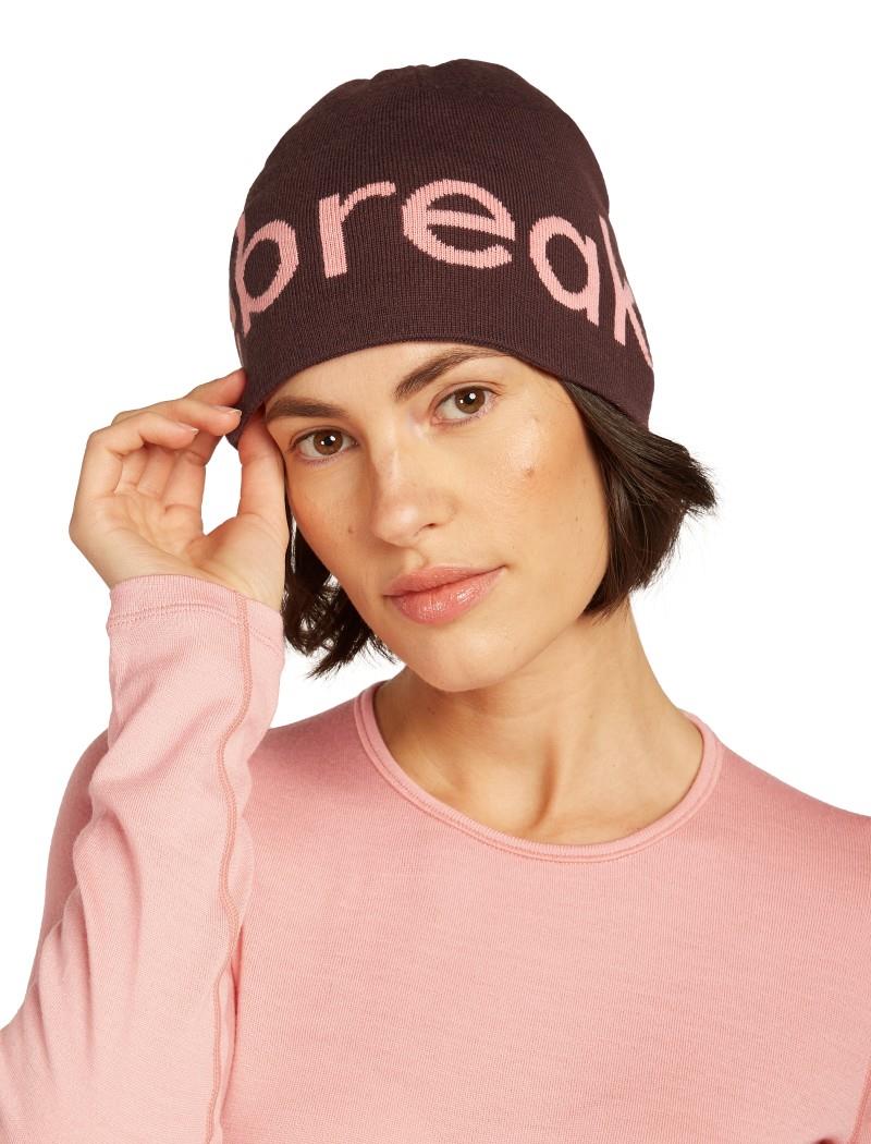 Merino Icebreaker Beanie - java / acid pink 1