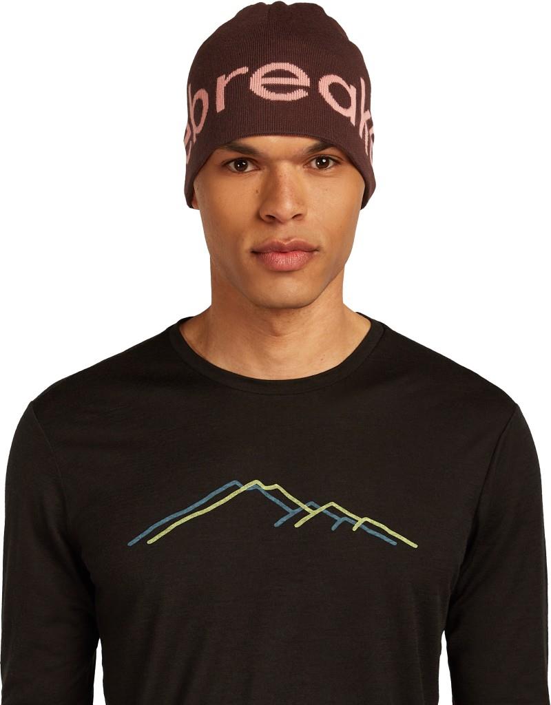 Merino Icebreaker Beanie - java / acid pink 1