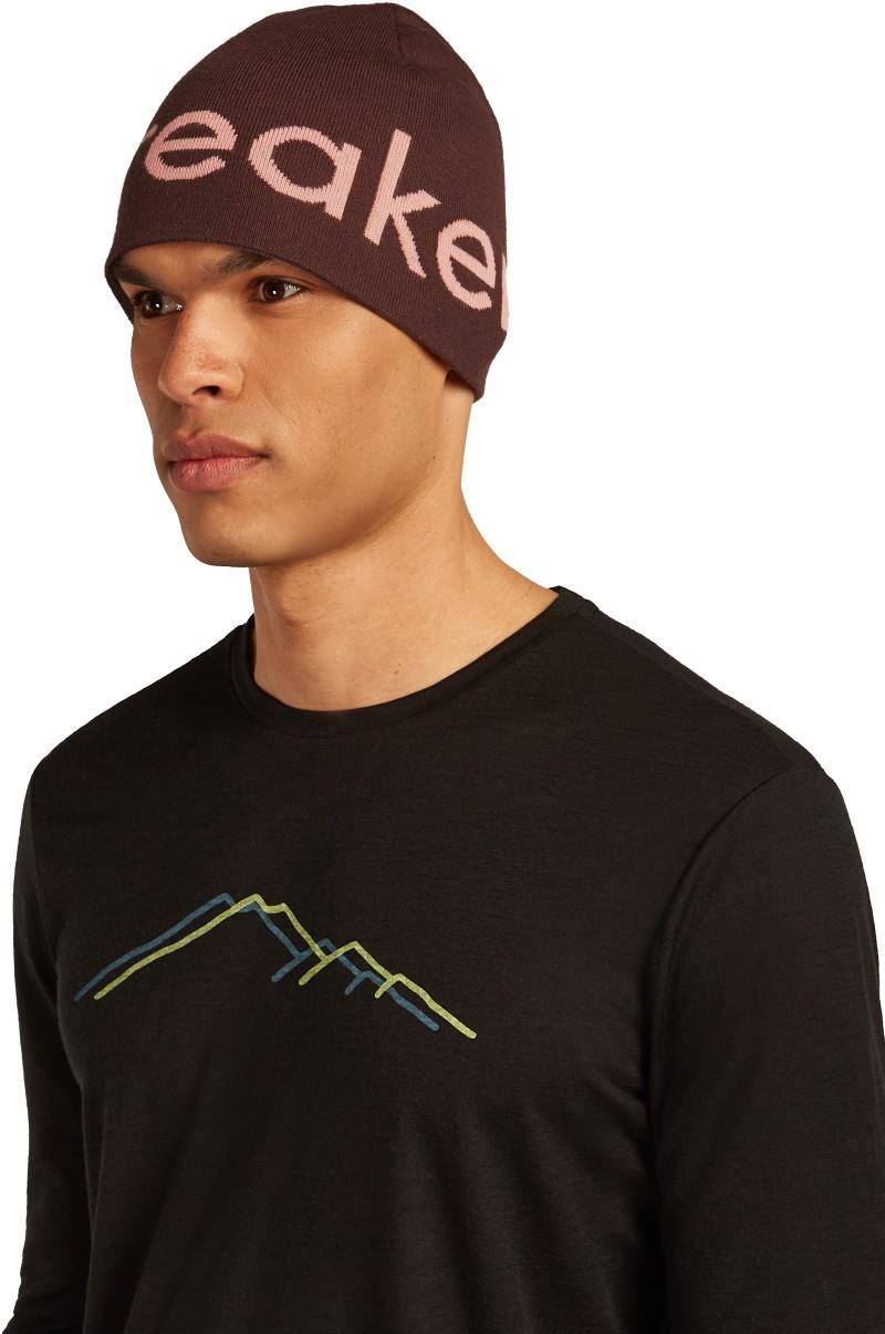 Merino Icebreaker Beanie - java / acid pink 1