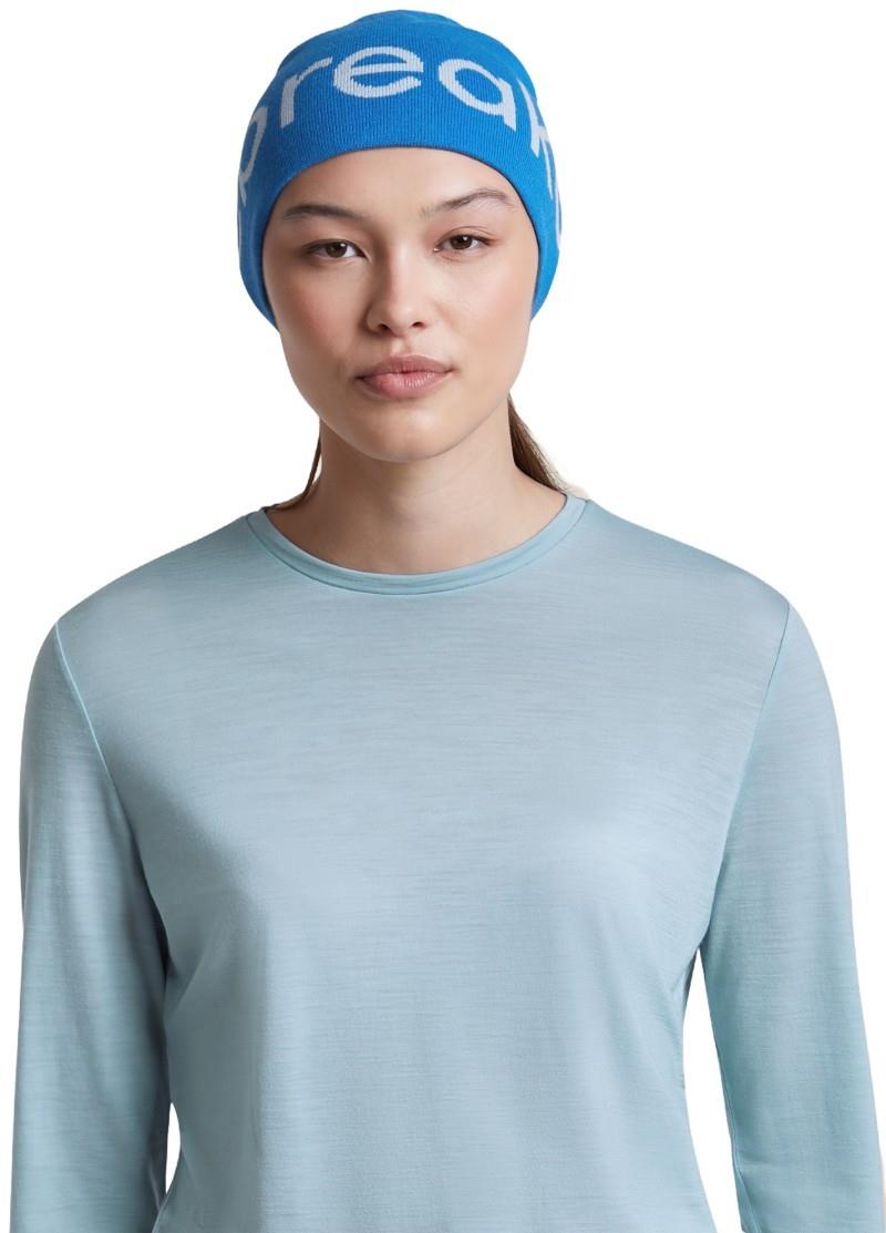 Merino Icebreaker Beanie - lazurite / zinc blue 1