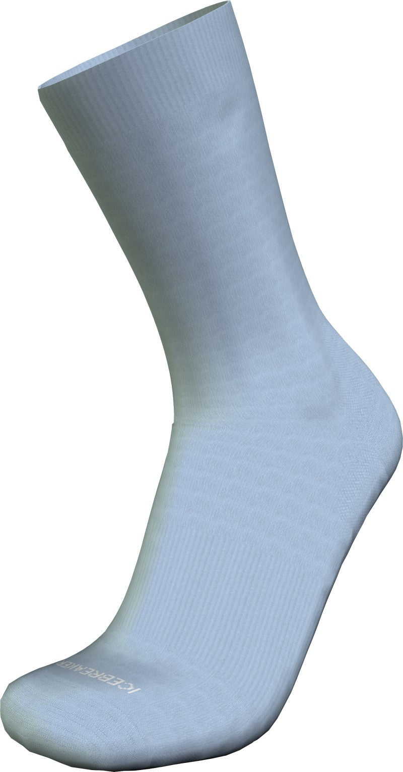 Merino LifeStyle Crew Socks - Fine Gauge - Womens - zinc blue 1