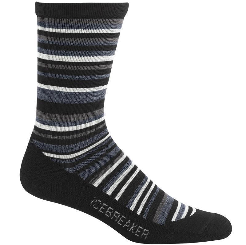 Merino LifeStyle Crew Socks - Light - Mens - Black / Brazil / Oil 1