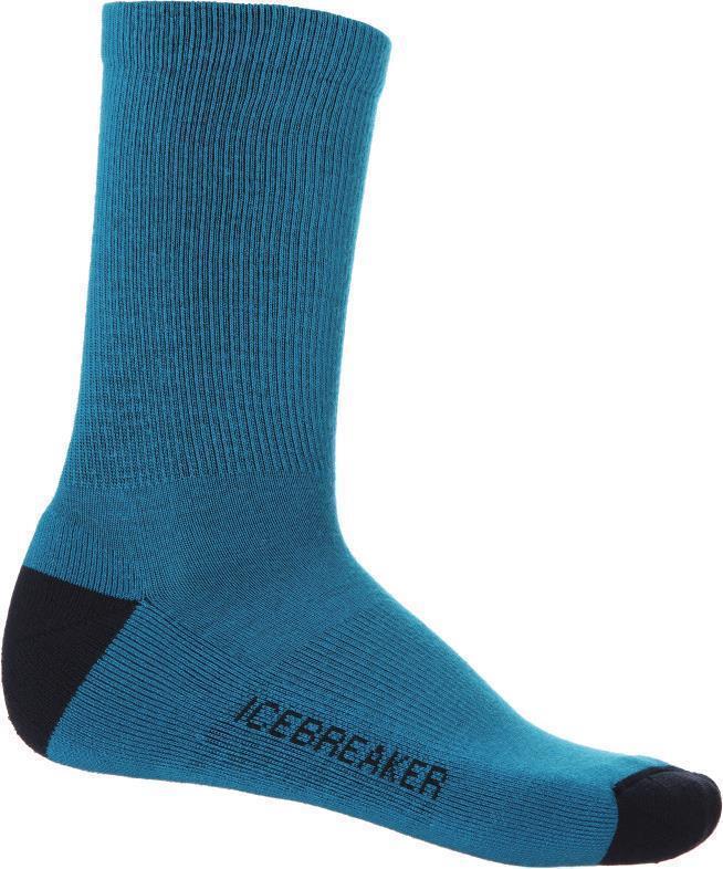 Merino LifeStyle Crew Socks - Light - Mens - Geo Blue / Midnight Navy 1