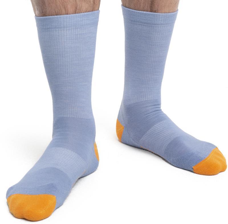 Merino LifeStyle Crew Socks - Light - Mens - Kyanite / Solar 1