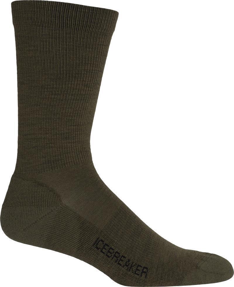 Merino LifeStyle Crew Socks - Light - Mens - Loden / Black 1