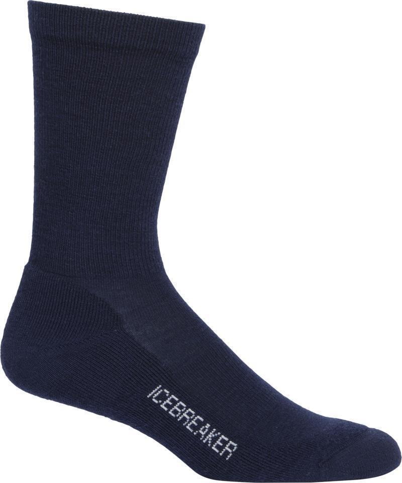 Merino LifeStyle Crew Socks - Light - Mens - Midnight Navy / Blizzard Heather 1