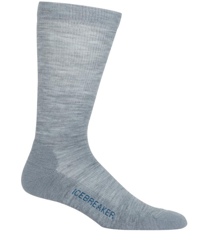 Merino LifeStyle Crew Socks - Light - Mens - Twister Heather / Prussian Blue 1