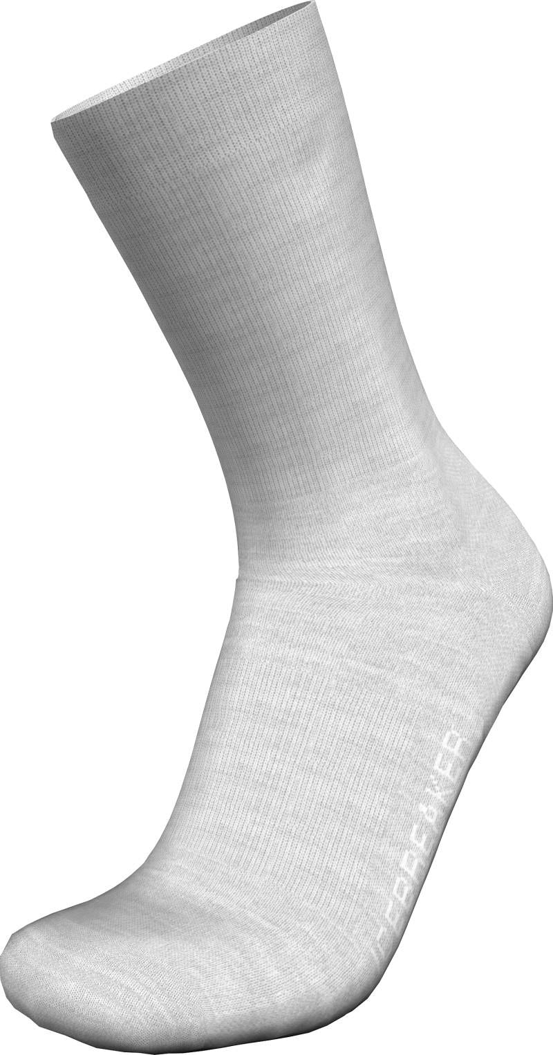 Merino LifeStyle Crew Socks - Light - Mens - blizzard heather 1