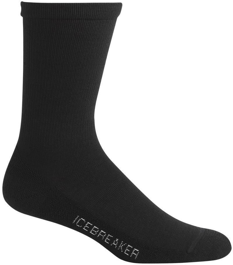 Merino LifeStyle Crew Socks - Light - Womens - black 1