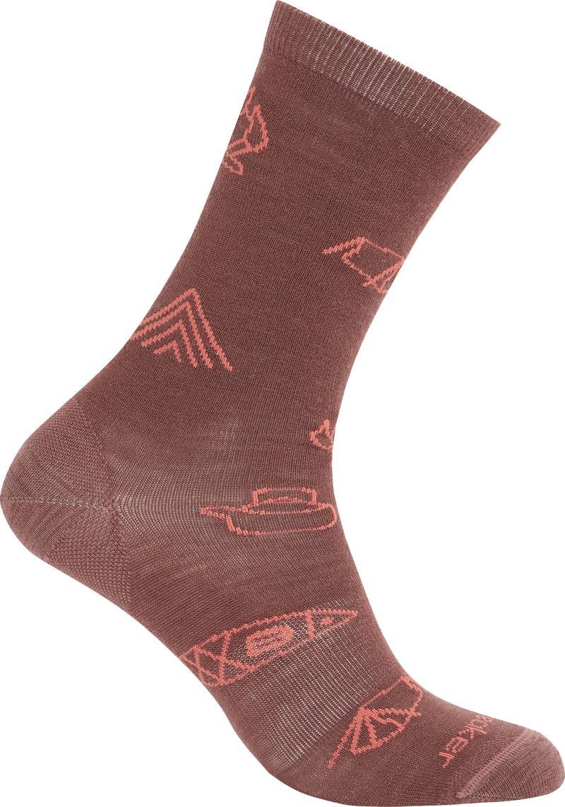 Merino Lifestyle Crew Socks - Ultralight - Camp Essentials - Mens - carob / plume 1