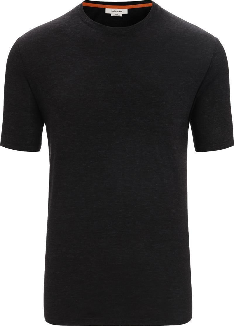 Merino Linen SS Tee - Mens - Black 1